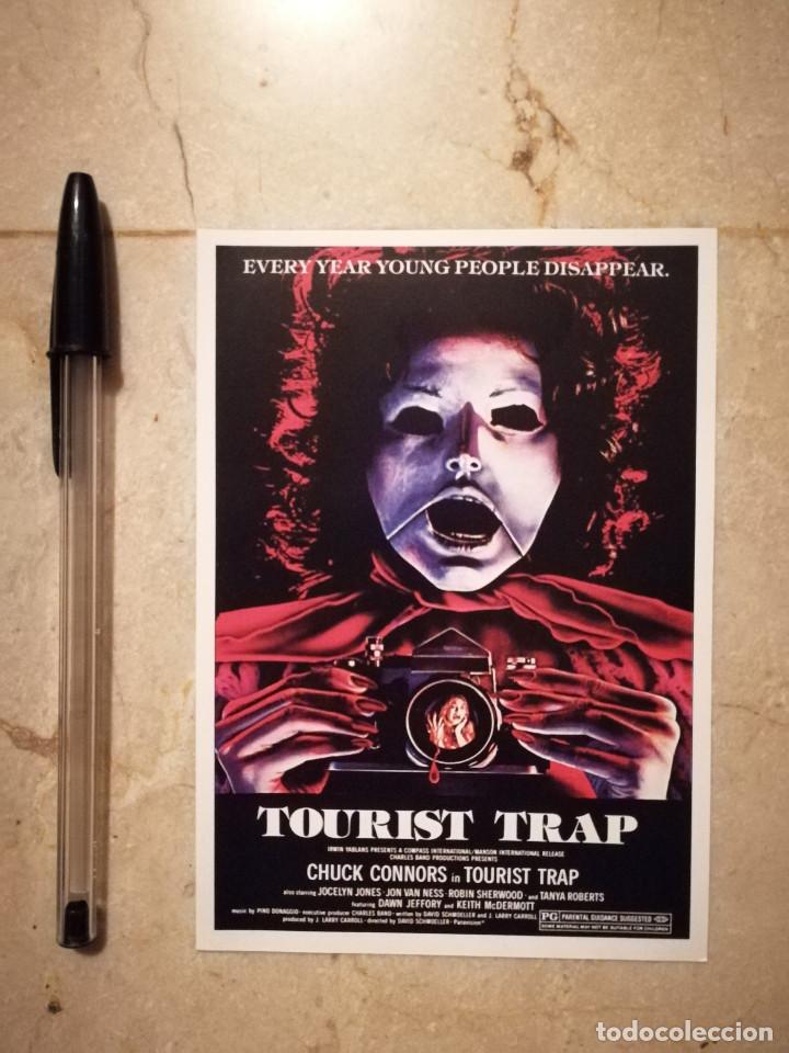 Cine: FICHA COLECCIONABLE -10*15- TRAMPA PARA TURISTAS - ALBUM - TERROR - CHARLES BAND