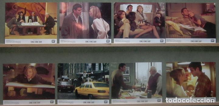Cinema: YS45 UN DIA INOLVIDABLE MICHELLE PFEIFFER GEORGE CLOONEY SET COMPLETO 8 FOTOCROMOS ORIG AMERICANO