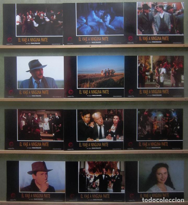 Cine: YS70 EL VIAJE A NINGUNA PARTE F FERNAN GOMEZ JOSE SACRISTAN SET 12 FOTOCROMOS ORIGINAL ESTRENO