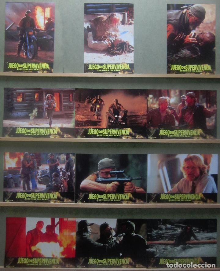 Cine: YS77 JUEGO DE SUPERVIVENCIA RUTGER HAUER ICE T SET 12 FOTOCROMOS ORIGINAL ESTRENO