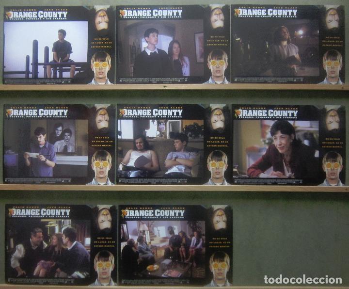 Cine: YS76 ORANGE COUNTY JACK BLACK COLIN HANKS SET 8 FOTOCROMOS ORIGINAL ESTRENO