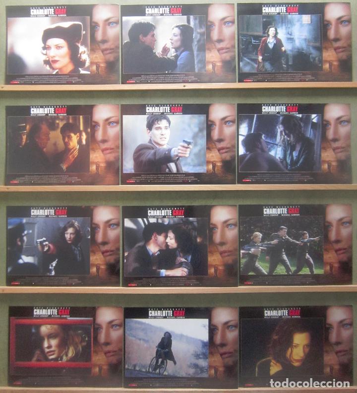 Cinema: YS79 CHARLOTTE GRAY CATE BLANCHETT BILLY CUDRUP SET COMPLETO 12 FOTOCROMOS ORIGINAL ESTRENO