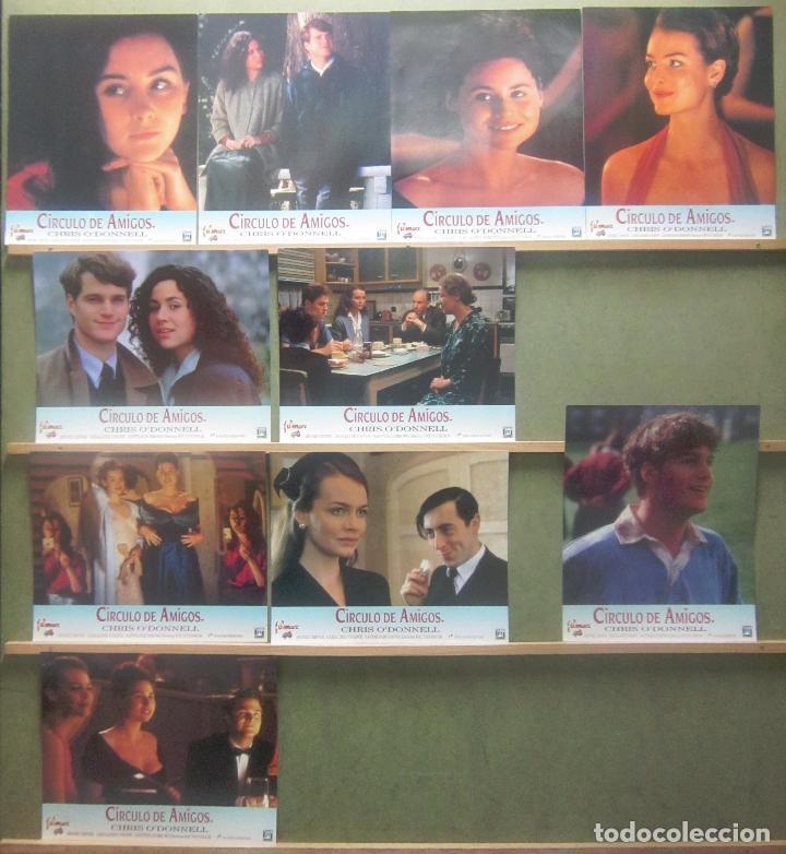 Cinema: YS81 CIRCULO DE AMIGOS CHRIS O'DONNELL MINNIE DRIVER SAFFRON BURROWS SET 10 FOTOCROMOS ORIG ESTRENO