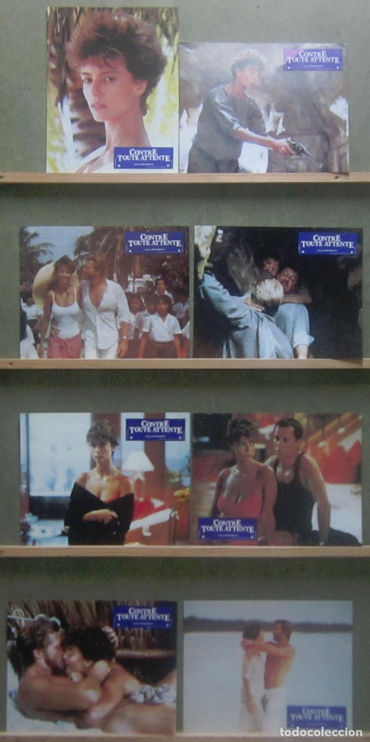 Cinema: YS87 CONTRA TODO RIESGO JEFF BRIDGES RACHEL WARD SET COMPLETO 8 FOTOCROMOS ORIGINAL FRANCES