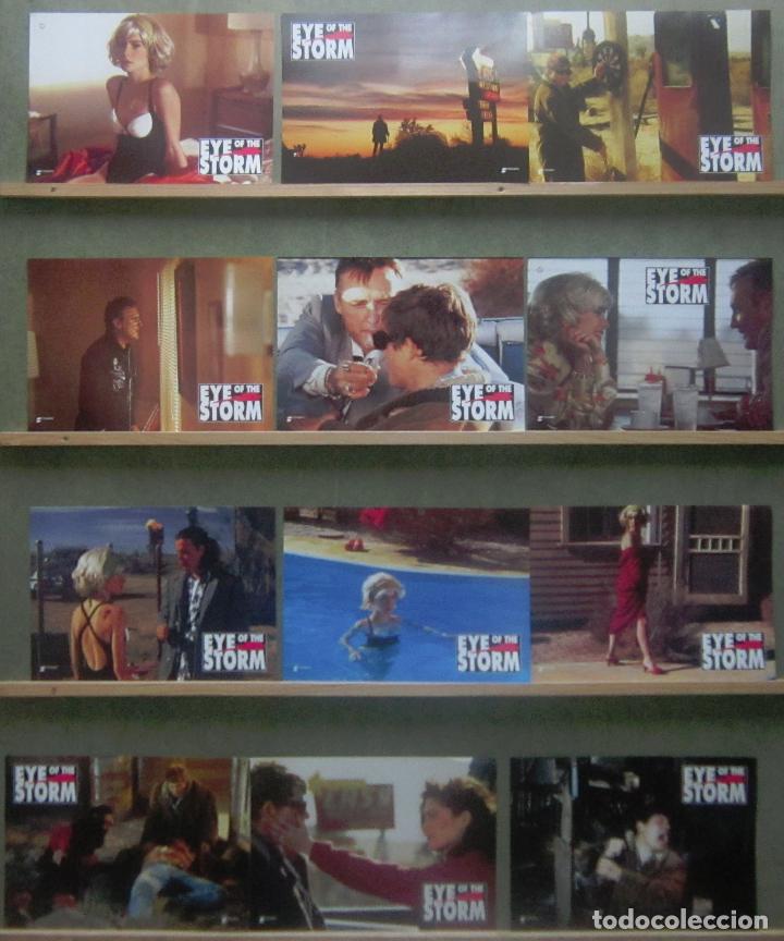 Kino: YT02 EL OJO DE LA TORMENTA LARA FLYNN BOYLE SET COMPLETO 12 FOTOCROMOS ORIGINAL ALEMAN