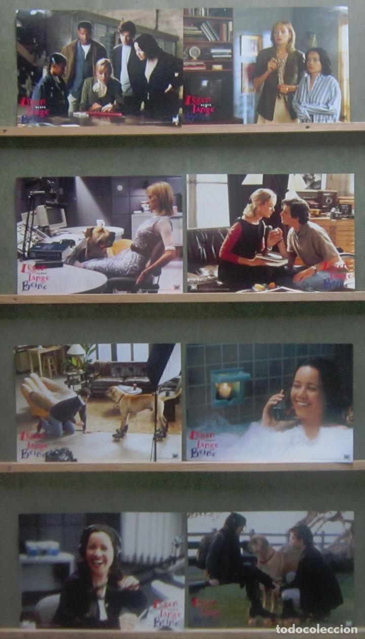 Cine: YT08 LA VERDAD SOBRE PERROS Y GATOS UMA THURMAN SET COMPLETO 8 FOTOCROMOS ORIGINAL ALEMAN