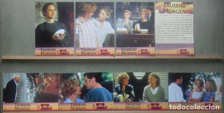 Cinema: YT18 HEREDARAS LA TIERRA JESSICA LANGE MICHELLE PFEIFFER SET 8 FOTOCROMOS ORIGINAL ALEMAN