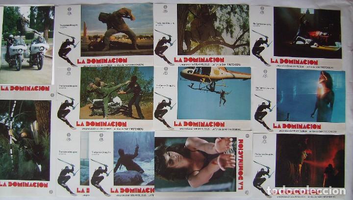 Cinema: LA DOMINACI&Oacute;N, por Jared Cohn. JUEGO COMPLETO DE 12 FOTOCROMOS.