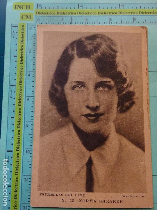 Cin&eacute;ma: ANTIGUA POSTAL ESTRELLAS DEL CINE A&Ntilde;OS 30 50. EDITORIAL GRAFICA BARCELONA 15 NORMA SHEARER. 1811