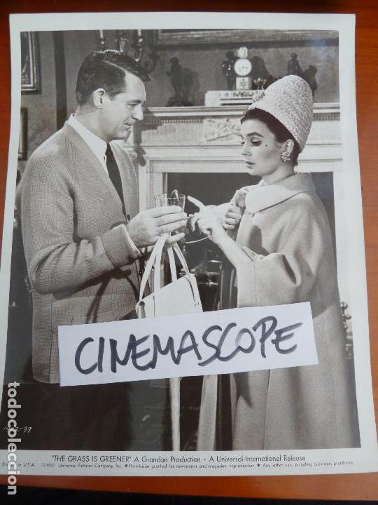 Cine: pagina en blanco the grass is greener cary grant jean simmons foto americana original del estreno