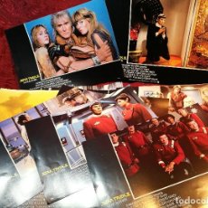 Cine: LOBBY CARDS 12 FOTOCROMOS CARTELERA STAR TREK II...LA IRA DE KHAN...ESTRENO ESPAÑA. Lote 126245615