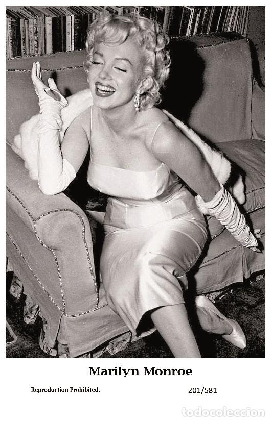 Cine: MARILYN MONROE - Film star Pin Up PHOTO POSTCARD - 201-581 Swiftsure Postcard