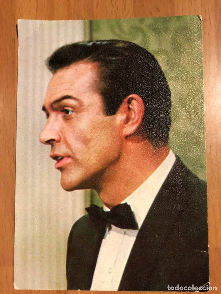 Cine: Antigua postal de Sean Connery james bond