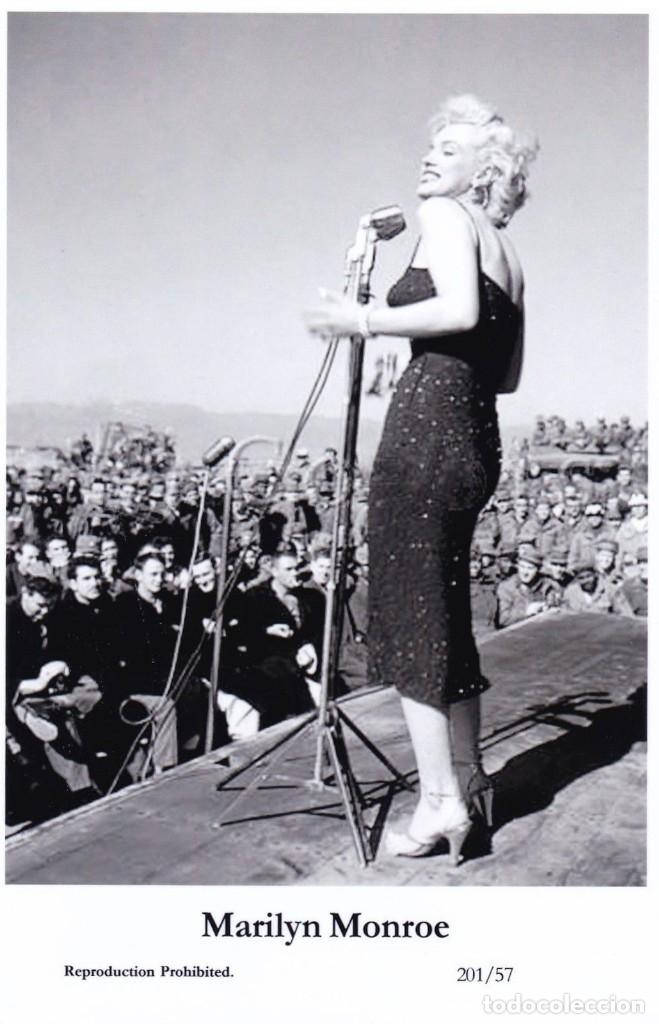 Cine: MARILYN MONROE - Film star Pin Up PHOTO POSTCARD - 201-57 Swiftsure Postcard