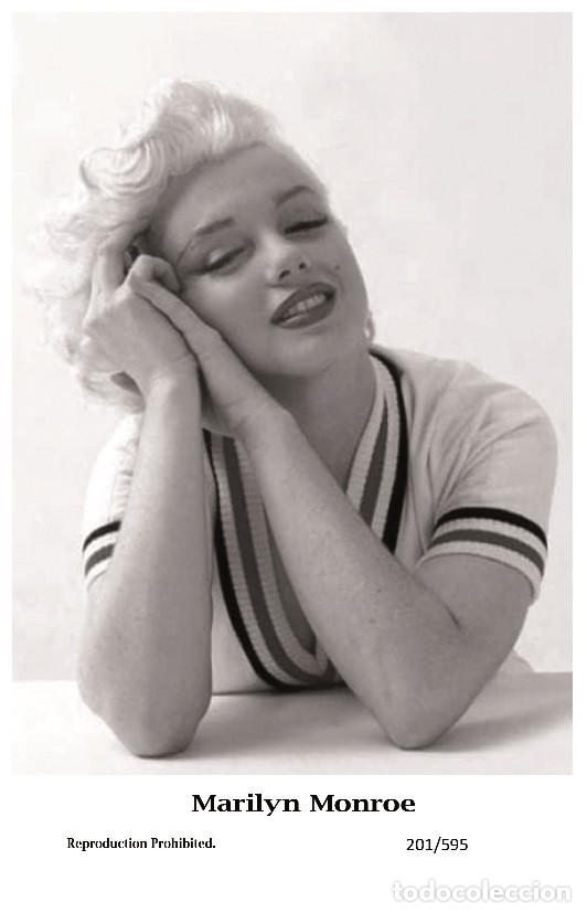 Cine: MARILYN MONROE - Film star Pin Up PHOTO POSTCARD - 201-595 Swiftsure Postcard