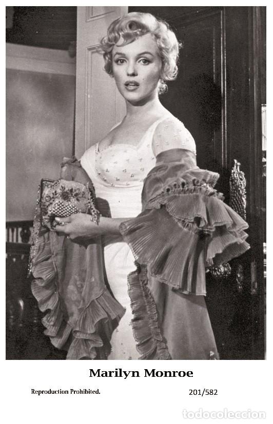 Cine: MARILYN MONROE - Film star Pin Up PHOTO POSTCARD - 201-582 Swiftsure Postcard