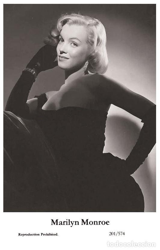 Cine: MARILYN MONROE - Film star Pin Up PHOTO POSTCARD - 201-574 Swiftsure Postcard