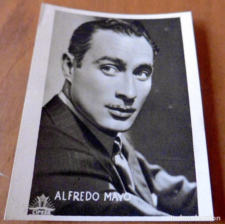 Cin&eacute;ma: TARJETA DE CINE - ORIGINAL - B/N - CIFESA - ALFREDO MAYO