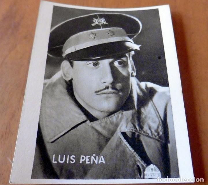 Cin&eacute;ma: TARJETA DE CINE - ORIGINAL - B/N - CIFESA - LUIS PE&Ntilde;A