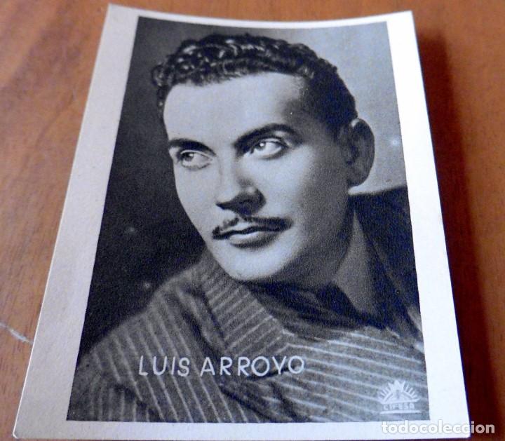 Cin&eacute;ma: TARJETA DE CINE - ORIGINAL - B/N - CIFESA - LUIS ARROYO
