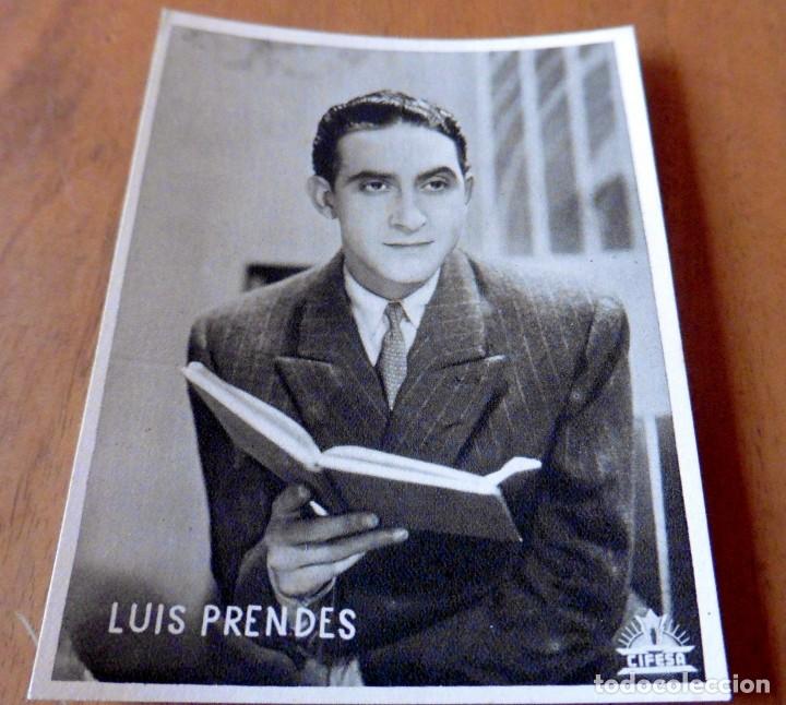 Cinema: TARJETA DE CINE - ORIGINAL - B/N - CIFESA - LUIS PRENDES