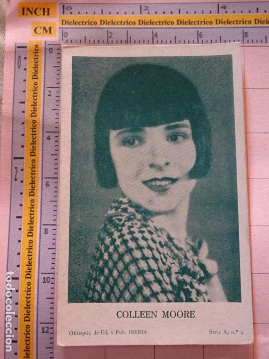Kino: ANTIGUO FOTO CROMO POSTAL DE CINE. IBERIA SERIE A 9 COLLEEN MOORE. 2336