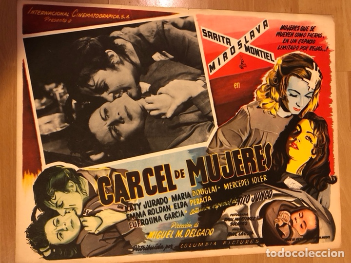 Cine: Fotocromo lobby mexicano carcel de mujeres sara sarita Montiel miroslava katy jurado