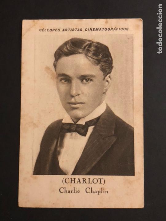 Cine: C&eacute;lebres artistas cinematogr&aacute;ficos charlie chaplin charlot.publicidad chocolate juncosa 13