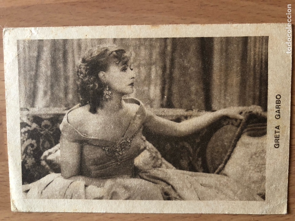 Cine: Tarjeta greta garbo 12,5 x 8 cm