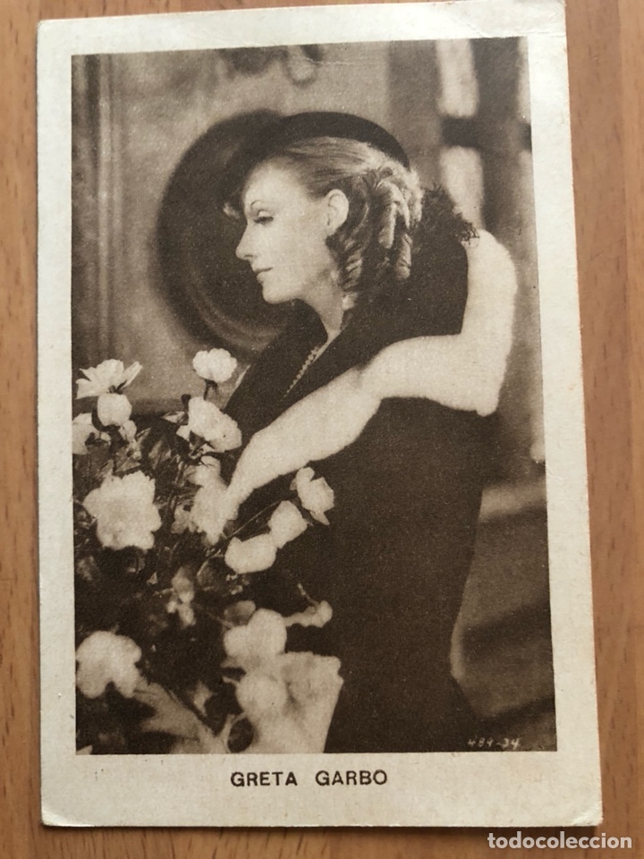 Cine: Tarjeta greta garbo 12,5 x 8 cm