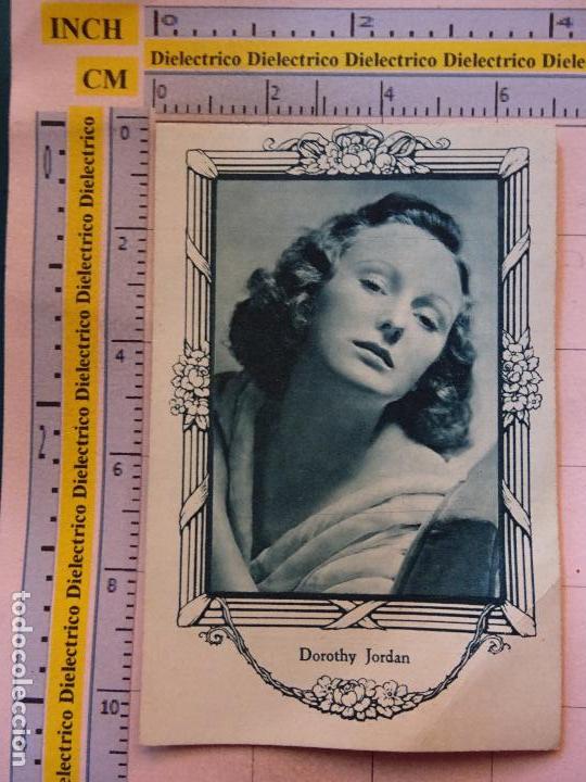 Cin&eacute;ma: ANTIGUO CROMO TARJETA DE CINE. A&Ntilde;OS 20 40. ACTRIZ ACTOR. SERIE M 19 DOROTHY JORDAN
