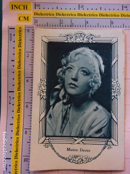 Cin&eacute;ma: ANTIGUO CROMO TARJETA DE CINE. A&Ntilde;OS 20 40. ACTRIZ ACTOR. SERIE M 17 MARION DAVIES