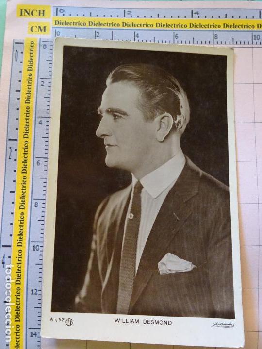 Cin&eacute;ma: ANTIGUA POSTAL DE CINE. ZERKOWITZ EDITORIAL FOTOGR&Aacute;FICA BARCELONA. 57 WILLIAM DESMOND. 855