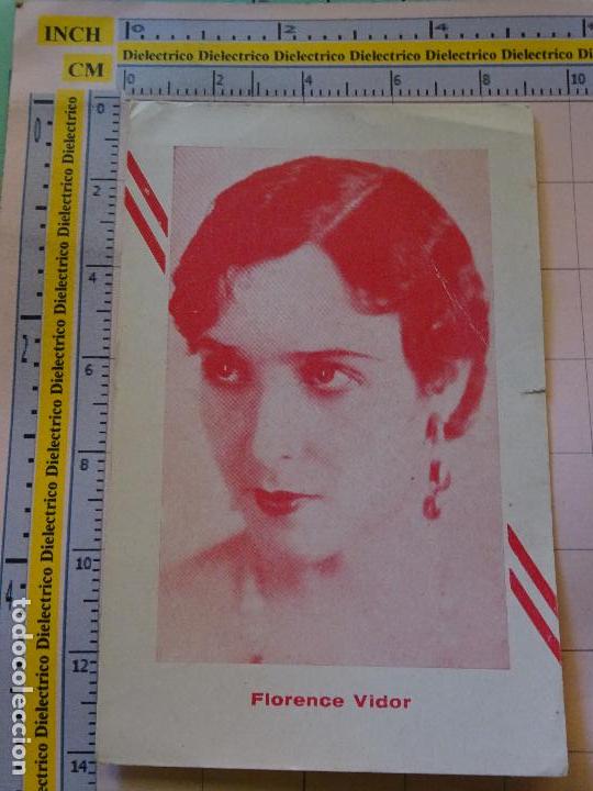Cin&eacute;ma: ANTIGUA FOTO POSTAL DE CINE. FLORENCE VIDOR. 869
