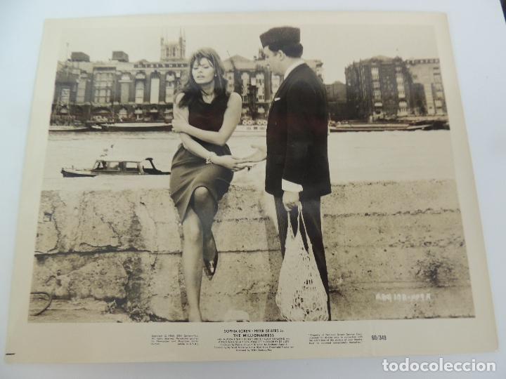 Cine: la millonaria - foto original b/n usa - sofia sophia loren peter sellers The Millionairess