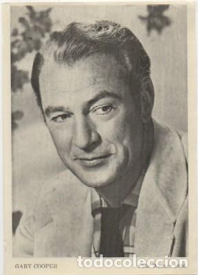 Cine: FOTOGRAFIA DE ACTORES Y ACTRICES. GARY COOPER.  COL. ARTISTAS DE LA PANTALLA N&ordm; 51   CI-1011