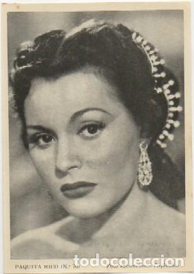 Cine: FOTOGRAFIA DE ACTORES Y ACTRICES. PAQUITA RICO.  COL. ARTISTAS DE LA PANTALLA N&ordm; 70   CI-1029