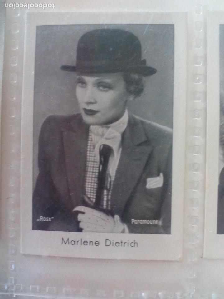Cine: CROMO DE ACTOR CINE.# N&ordm; 556. Marlene Dietrich. A&Ntilde;OS 30 JOSETTI zigaretten filmbilder Card