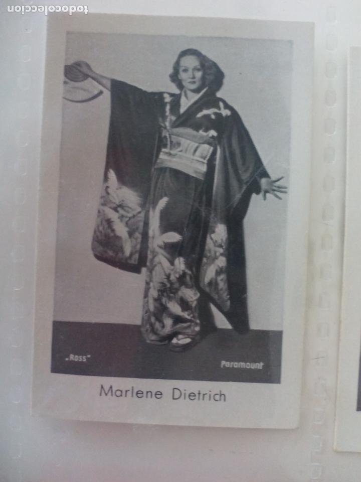 Cine: CROMO DE ACTOR CINE.# N&ordm; 555. Marlene Dietrich. A&Ntilde;OS 30 JOSETTI zigaretten filmbilder Card