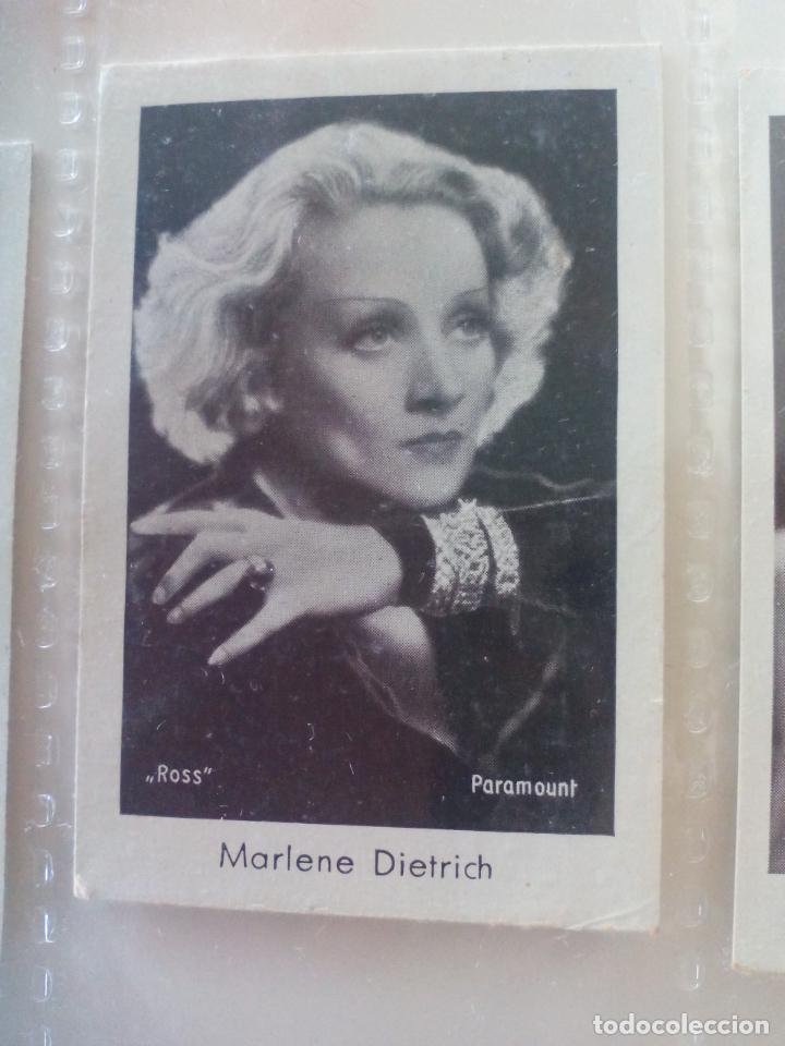 Cine: CROMO DE ACTOR CINE.# N&ordm; 553. Marlene Dietrich. A&Ntilde;OS 30 JOSETTI zigaretten filmbilder Card
