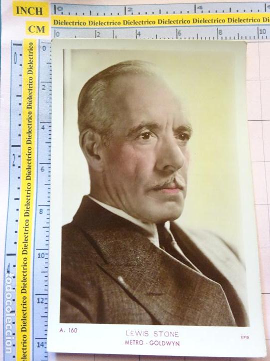 Kino: POSTAL DE CINE ACTOR ACTRIZ. A&Ntilde;OS 30 50. EDITORIAL FOTOGRAFICA BARCELONA EFB 160 LEWIS STONE 1280