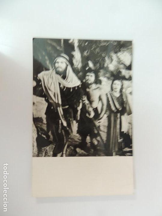 Cine: charlton heston john derek yvonne de carlo  - postal original b/n - los diez mandamientos