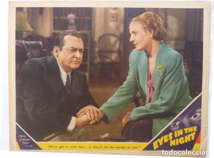 Kino: Eyes in the Night lobby card,1942,Metro goldwyn-Mayer