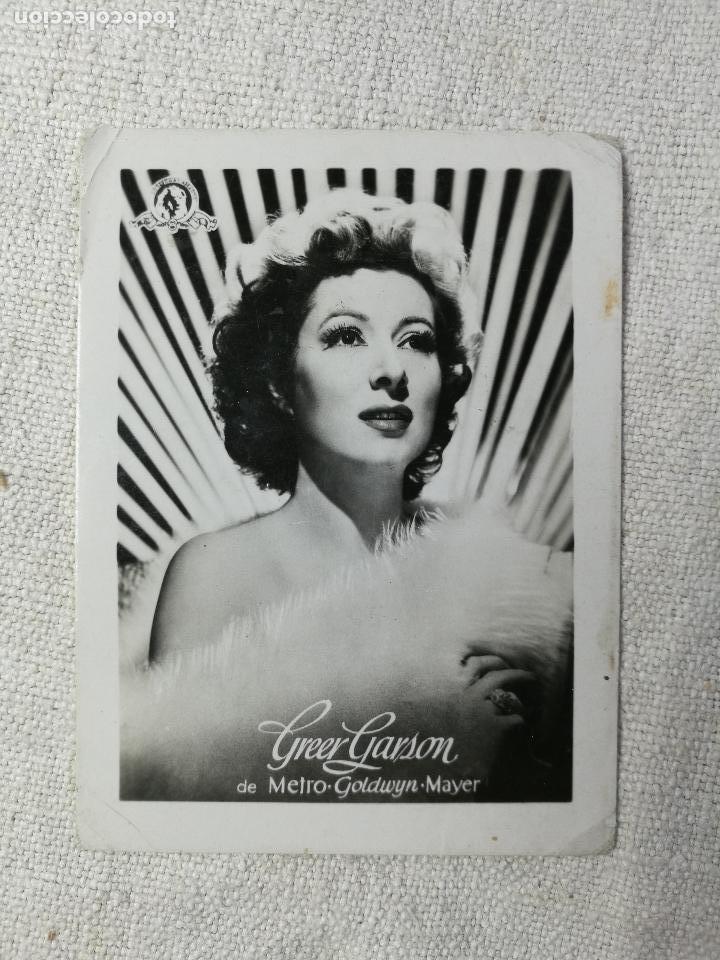 Cine: GREER GARSON - METRO GOLDWYN MAYER - ROLLFILMS - MEDIDAS 7 X 9
