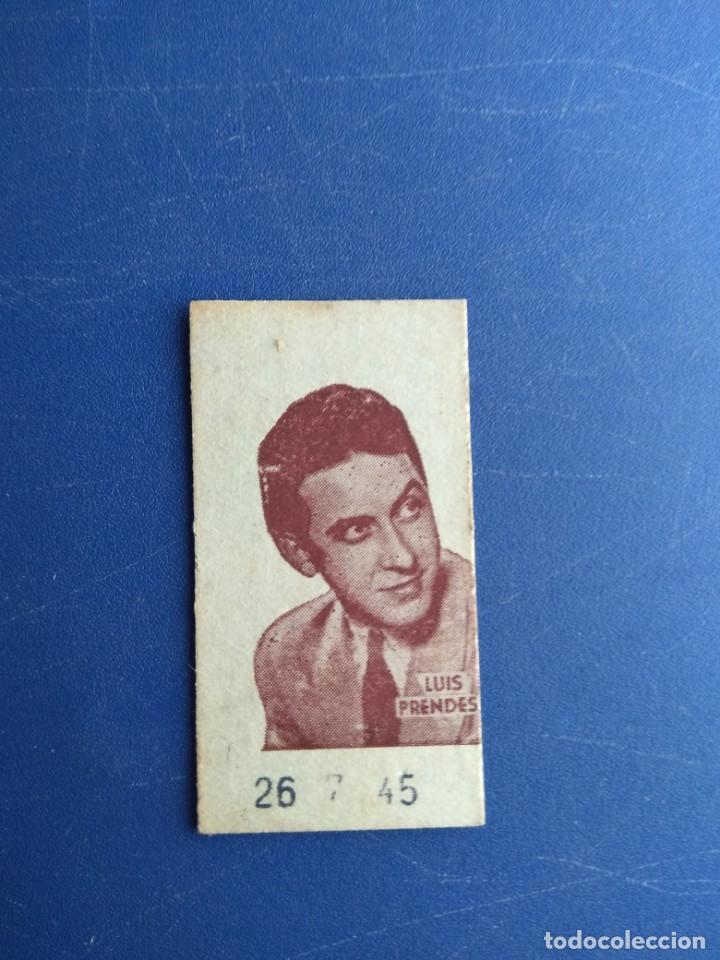 Cine: Antigua Tarjeta - Cromo de Peso - Luis Prendes - Electricidad y Radio Vda Miguel Roca - Valencia