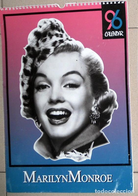 Cine: CALENDARIO ANTIGUO A&ntilde;o 1996 - L&Aacute;MINAS P&Oacute;STERS MARILYN MONROE - OLIVER BOOKS - MADE IN ENGLAND