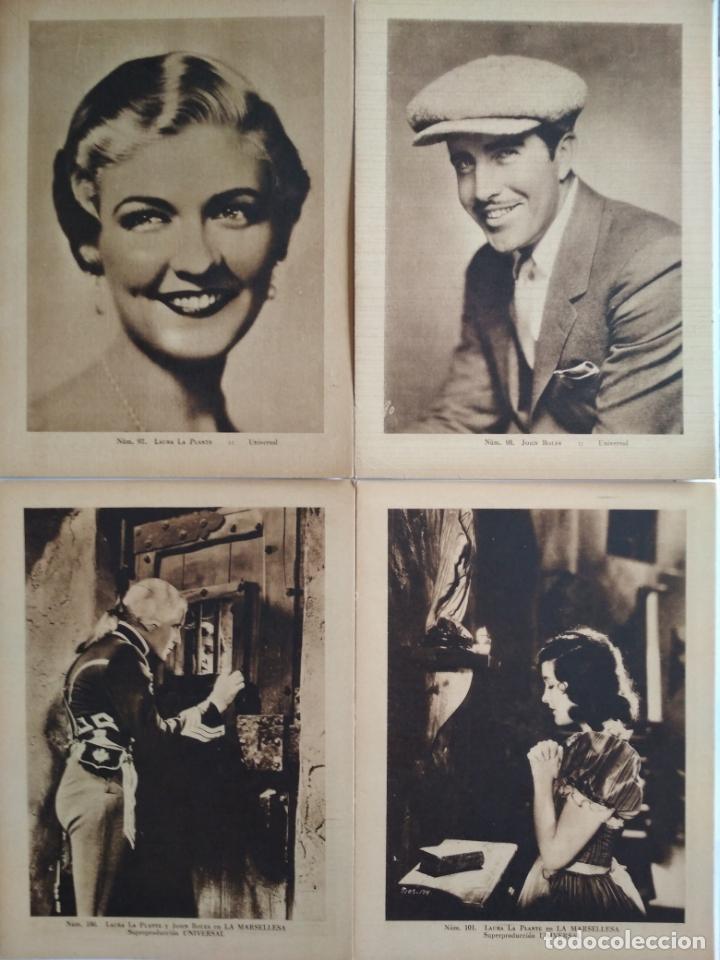 Cine: ESTAMPAS DEL CINEMA N&ordm; 13, LA MARSELLESA, UNIVERSAL , 8 CARTULINAS MEDIDAS 14,5X19,5