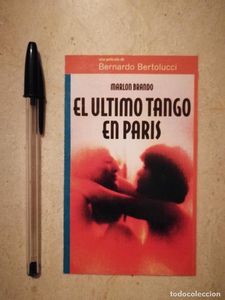 Cine: TARJETA ORIGINAL - EL ULTIMO TANGO EN PARIS - MARLON BRANDO - ARCHIVO