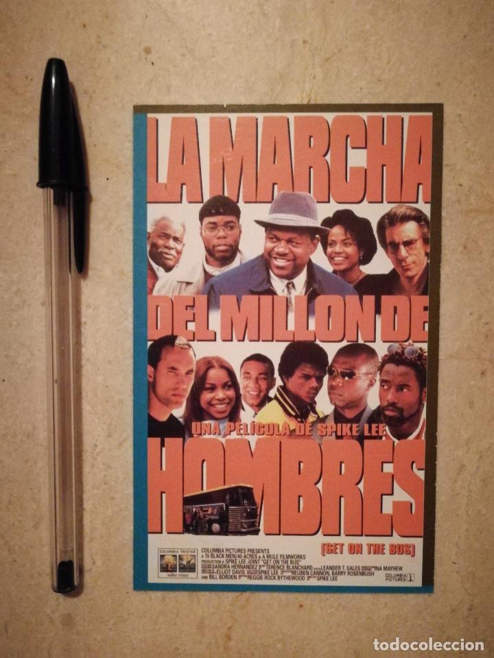 Cine: TARJETA ORIGINAL - LA MARCHA DEL MILLON DE HOMBRES - ALBUM - SPIKE LEE