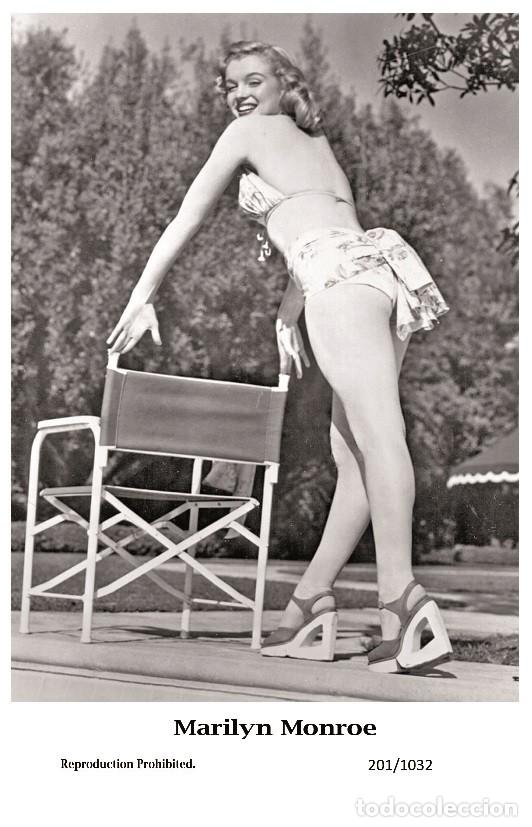 Cine: MARILYN MONROE - Film star Pin Up PHOTO POSTCARD - 201-1032 Swiftsure Postcard